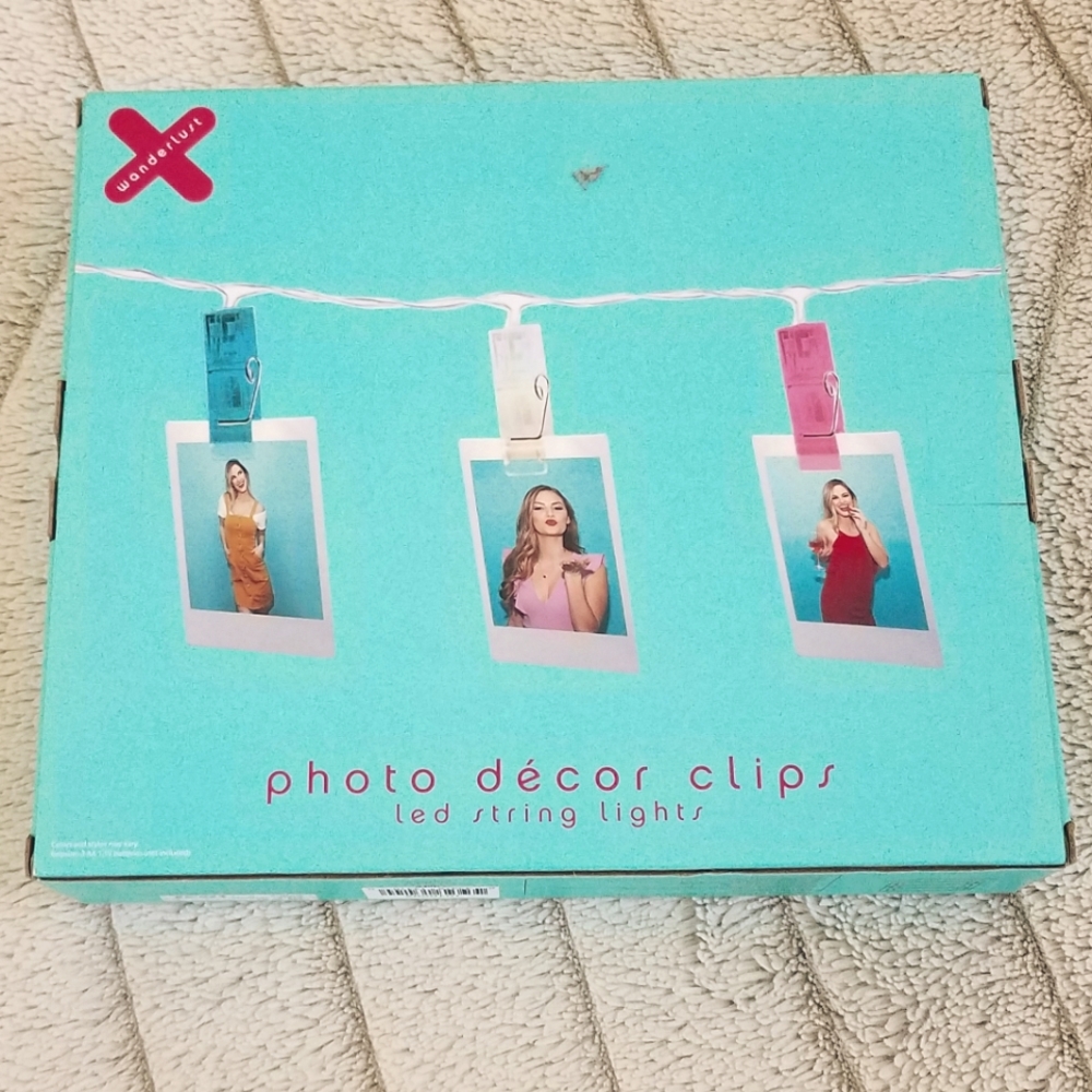Wanderlust Led String Lights/Photo Clips - Picture 2 of 6